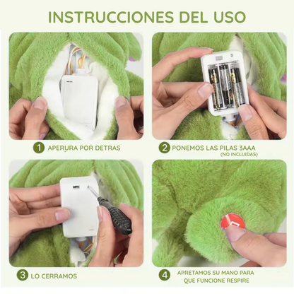 Grinchito Peluche que respira AntiAnsiedad